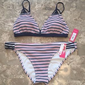 NWT XHILARATION 2 Piece Bikini Bathing Suit  XL